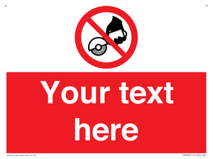 Custom Do not use with hand held grinding machine